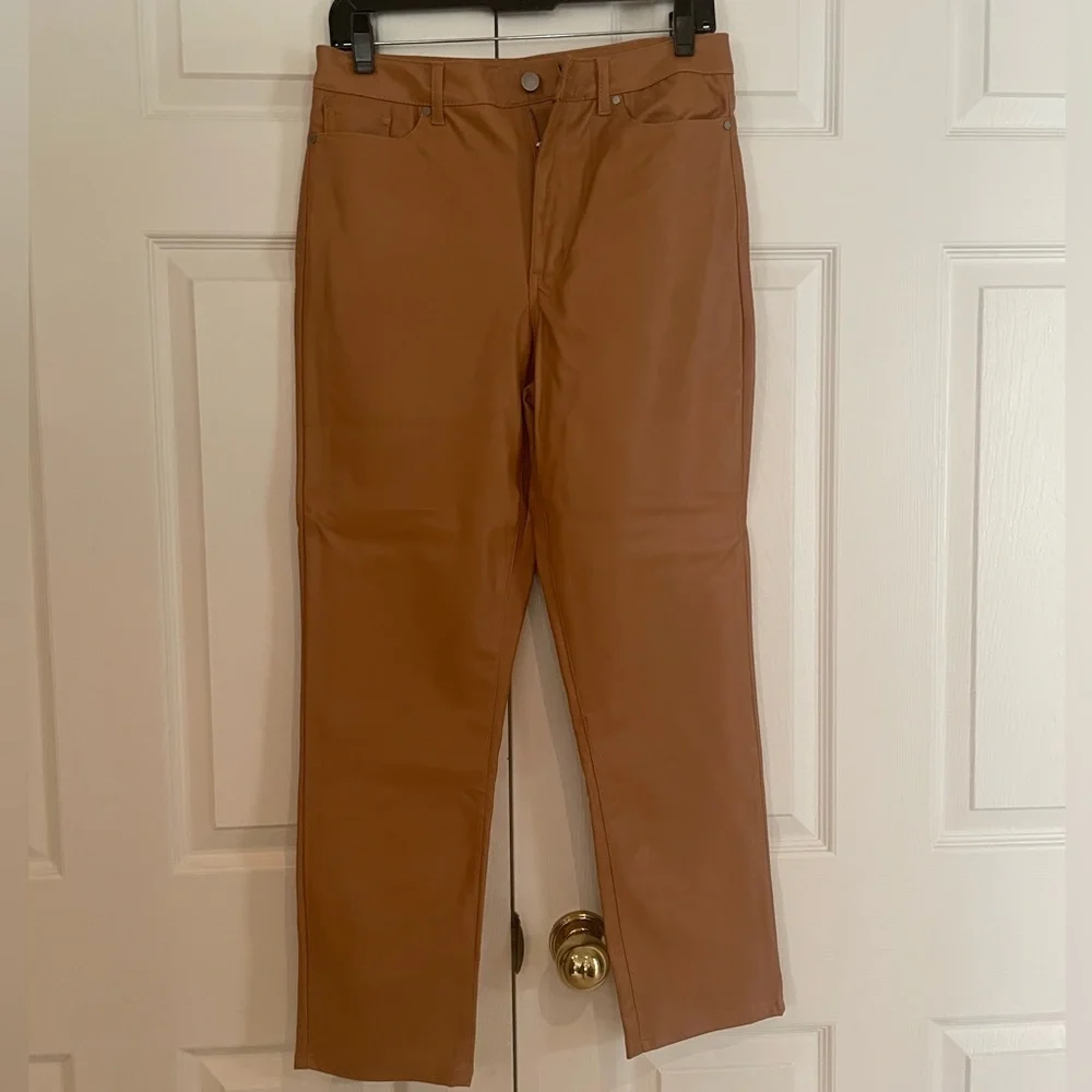 Design Lab Faux Leather Pants - Picture 1 of 5